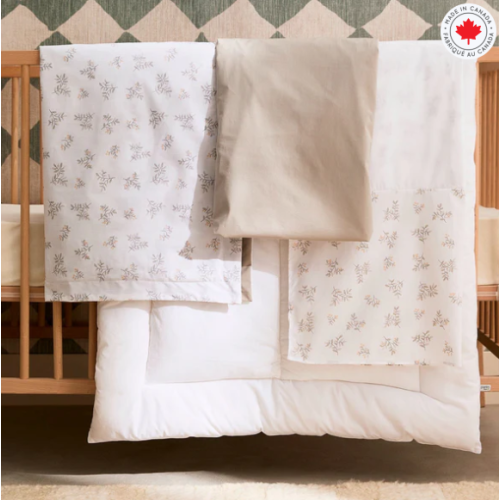 Perlimpinpin - Ensemble de literie 4 pièces - Feuilles